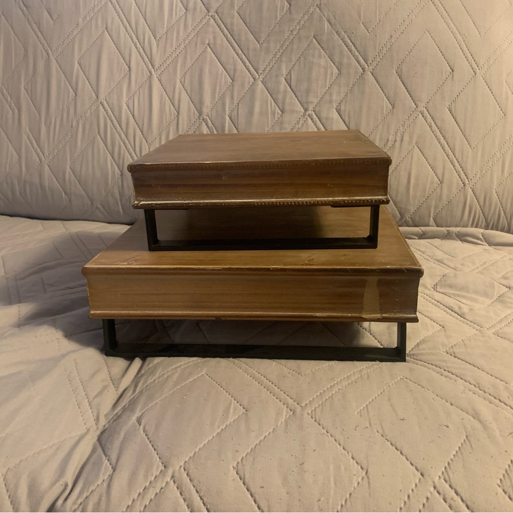 Beautiful wooden risers